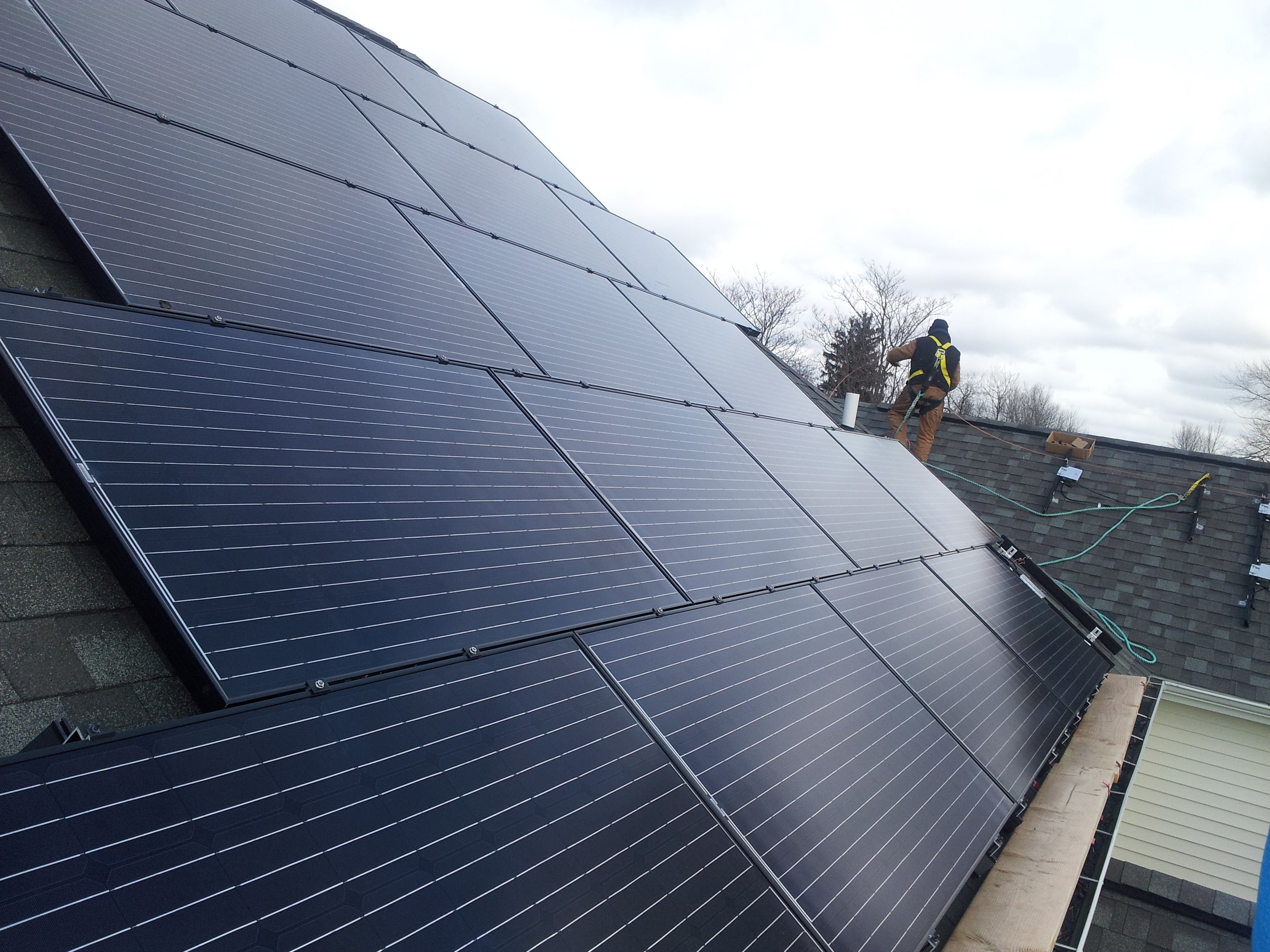 CIR Solar installation in Clarence Center, NY